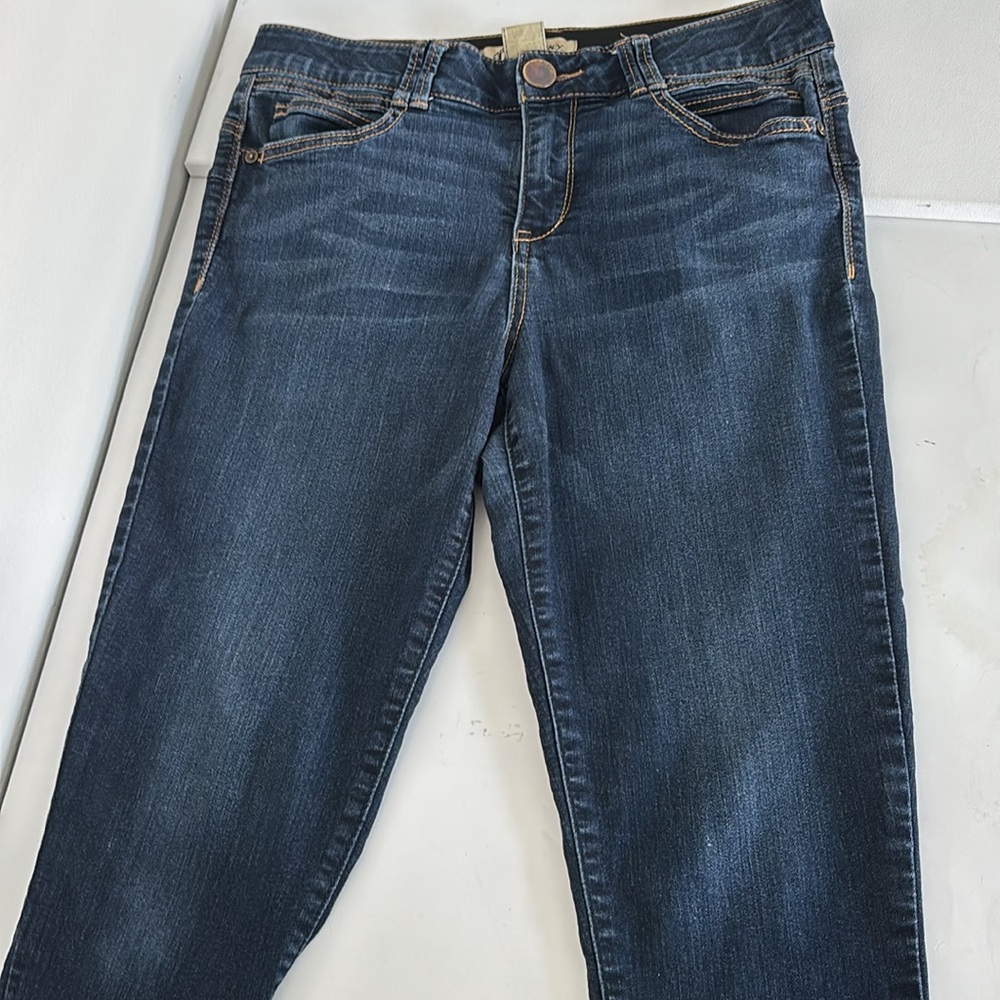 Democracy Jeans 10 Ab Technology Skinny Polished Casual Quiet Luxury Clean Girl - Picture 2 of 13